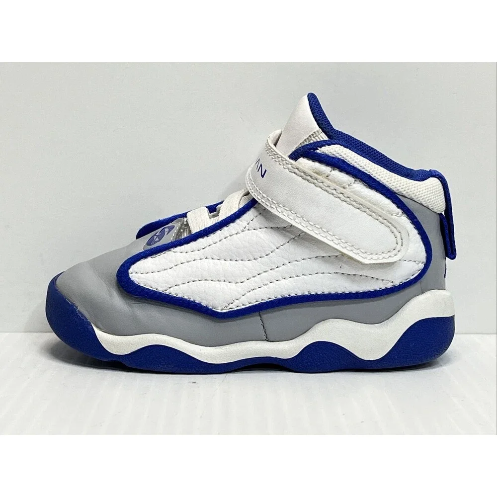 Nike Air Jordan Pro Strong White Royal Blue Toddlers Size 7C Sneakers dc7910-104